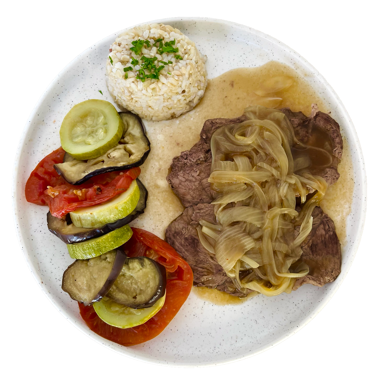 Plato de vianda saludable con ensalada y pollo