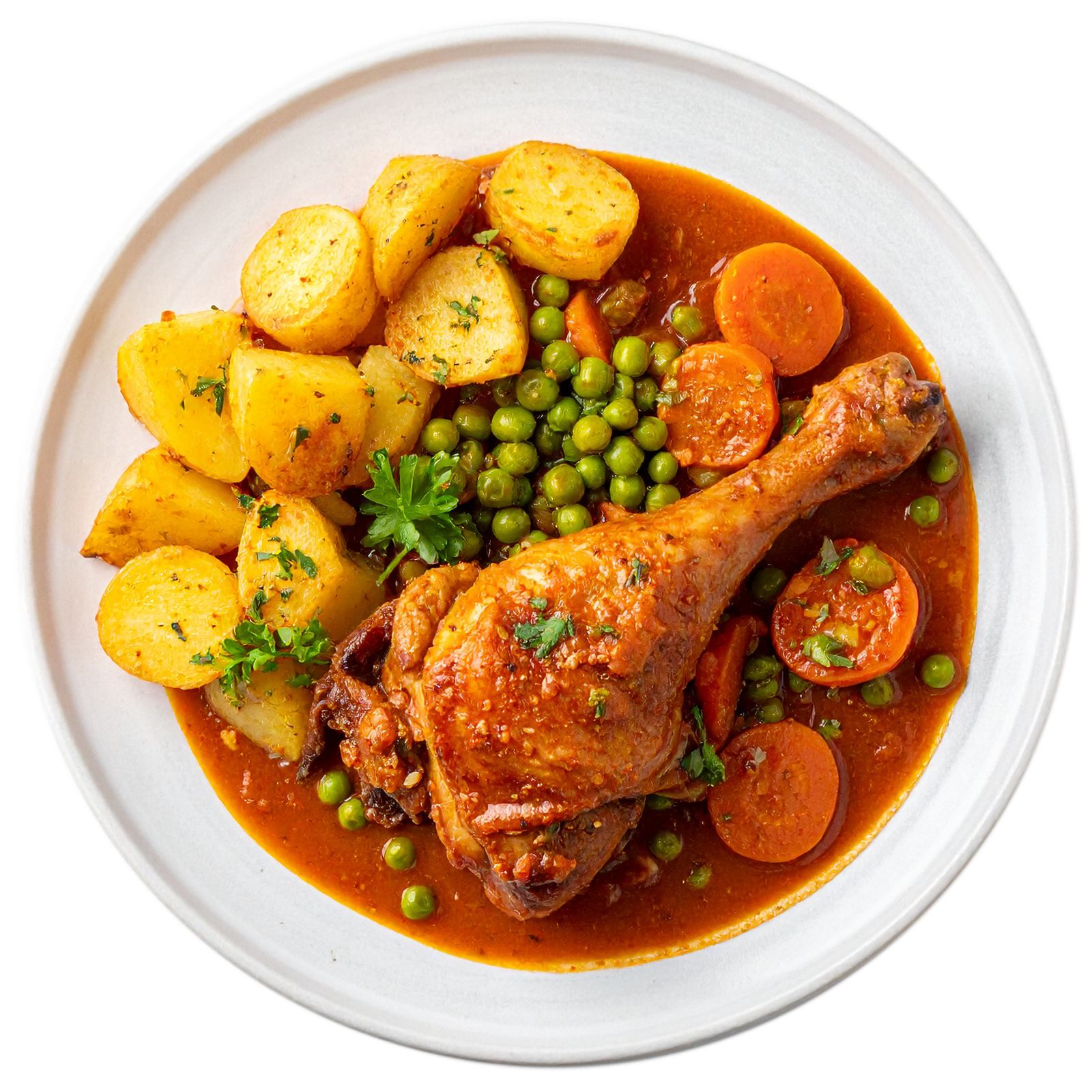 Plato de vianda saludable con ensalada y pollo