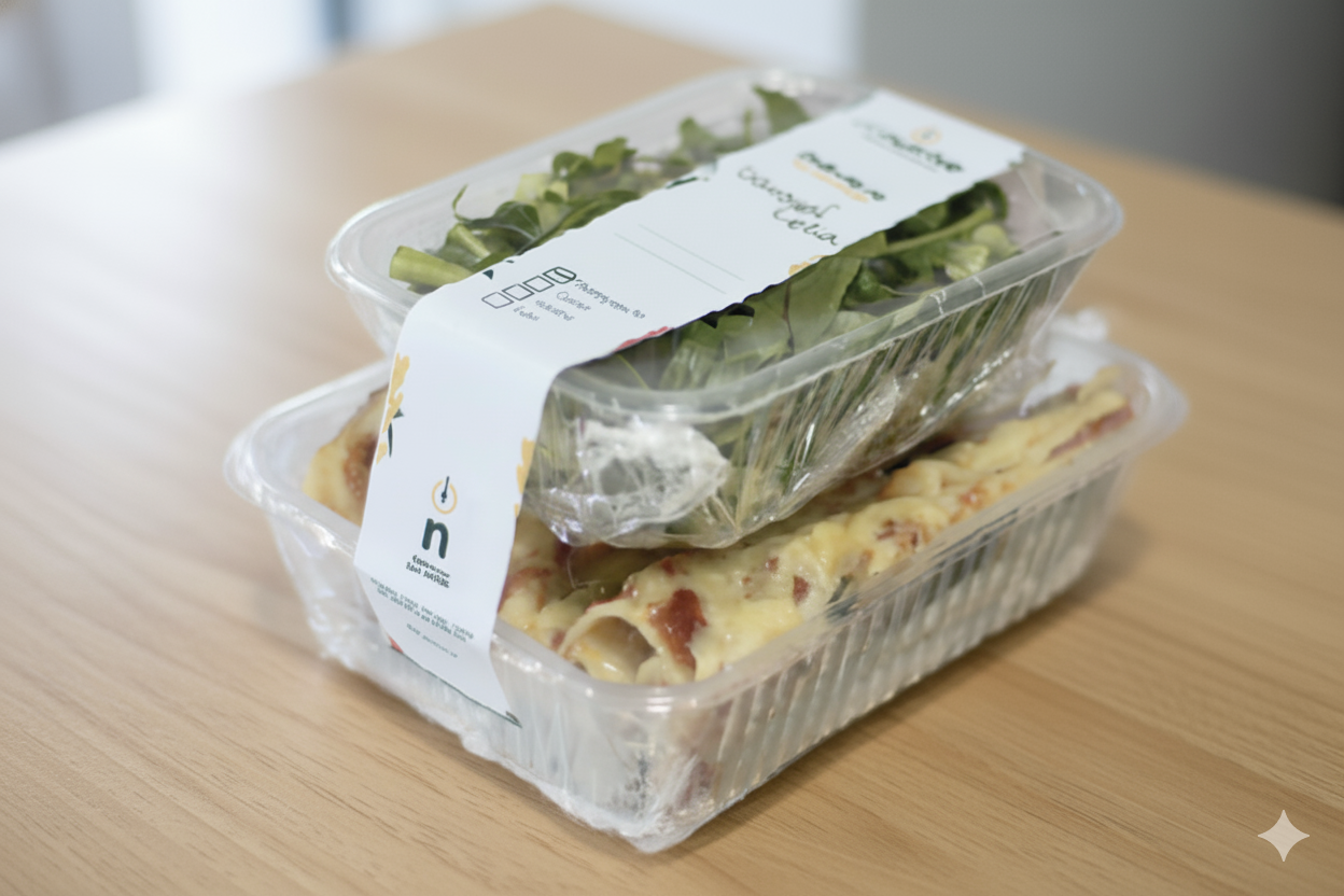 Plato de vianda saludable con ensalada y pollo